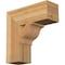 Ekena Millwork Funston Block Rough Sawn Bracket, Western Red Cedar, 6"W x 18"D x 18"H BKT06X18X18FST05RWR - alternate 1